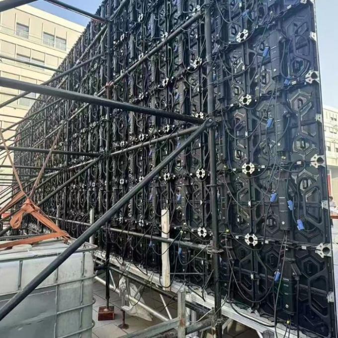 글로샤인 P3.91 outdoor LED display in operation