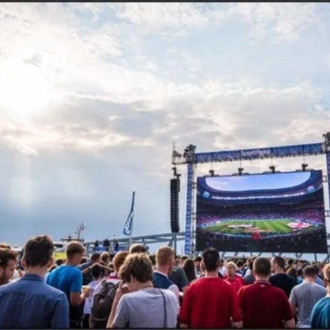 Unilumin UGMⅡ series LED screen at sports event
