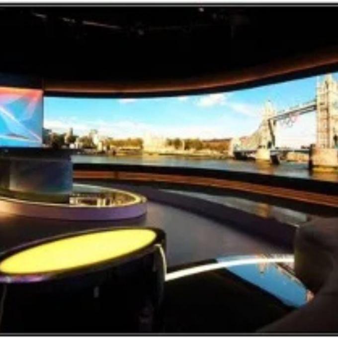 Unilumin UGMⅡ series LED screen in TV studio